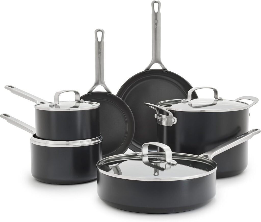 GreenPan x Bobby Flay Hard Anodized Nonstick 10 Piece Cookware Set